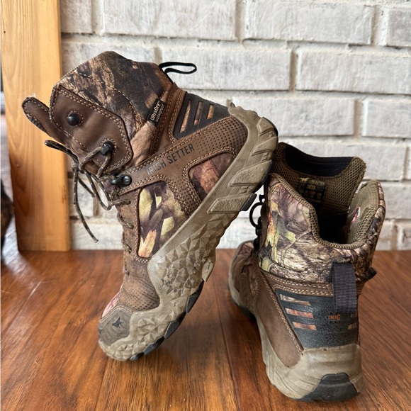 Irish Setter Brown and Camo Men\'s Boots